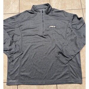 James Madison Dukes Quarter Zip XXL Grey Ping Sensor Cool Golf Shirt Performance